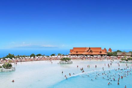 Siam Beach Sandstrand Siam Park Teneriffa
